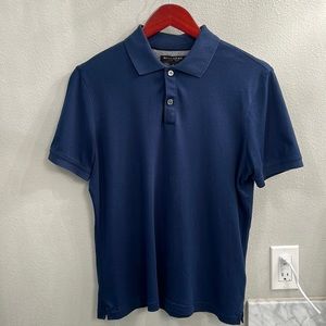Banana Republic Luxury Touch Polo, navy blue, size small